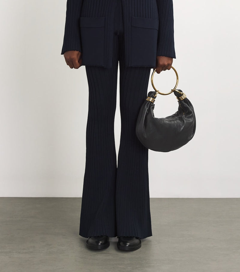 Chloé small leather top-handle bracelet bag, UK version