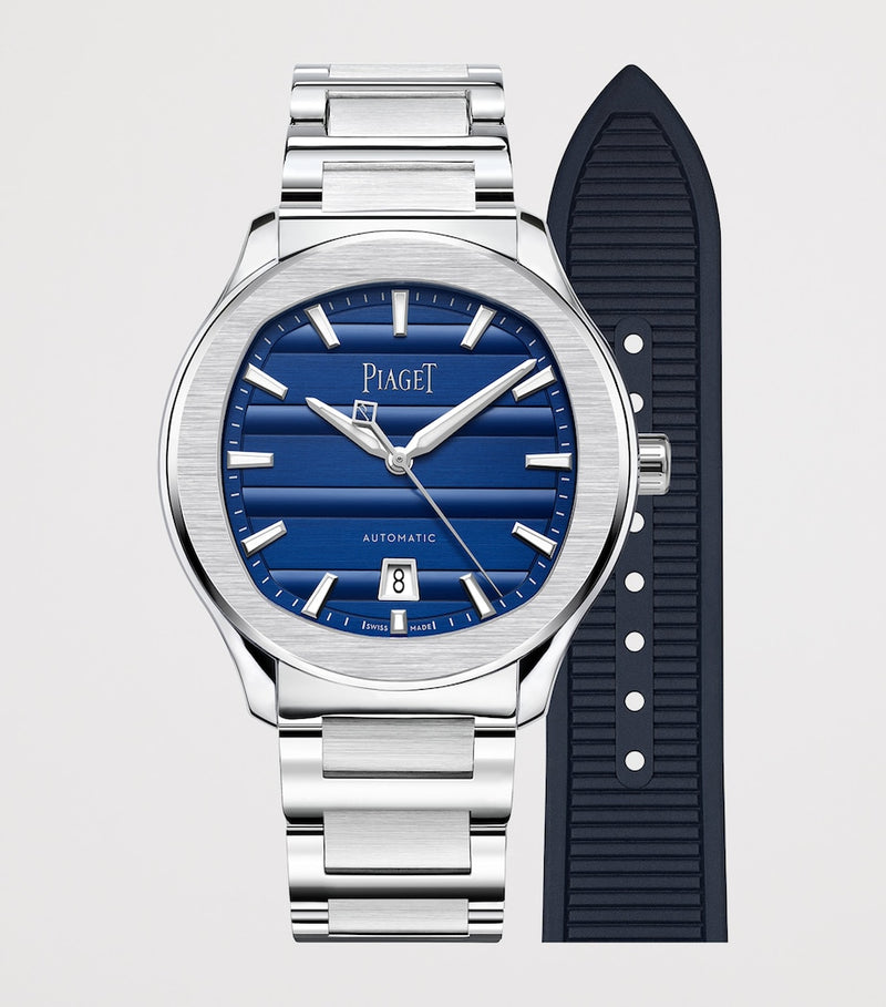 Piaget stainless steel Polo Signature Date watch 42mm - British product