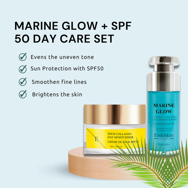 ErthSkin vitamin C serum and SPF 50 day cream - British product