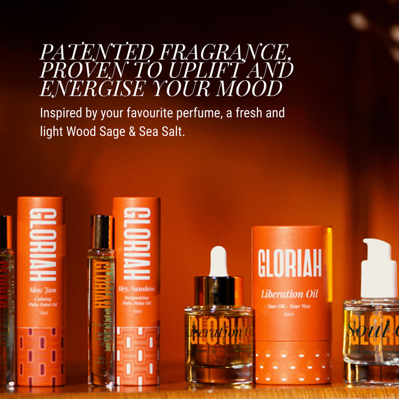 GLORIAH Hey Sunshine menopause aromatherapy rollerball 10ml, UK version