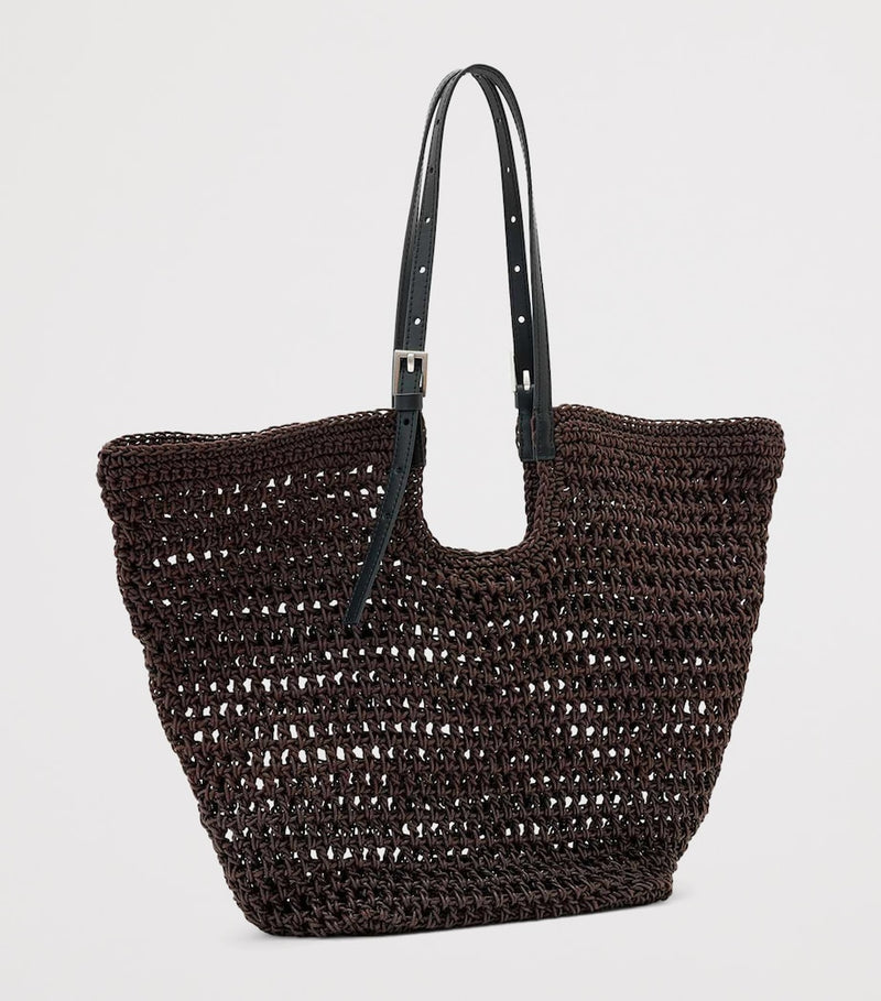 AllSaints Crochet Ara East-West tote bag, UK version