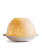 Harrods Bernardaud Festive LED Votivelight Lithophane- Buy online at McGrocer
