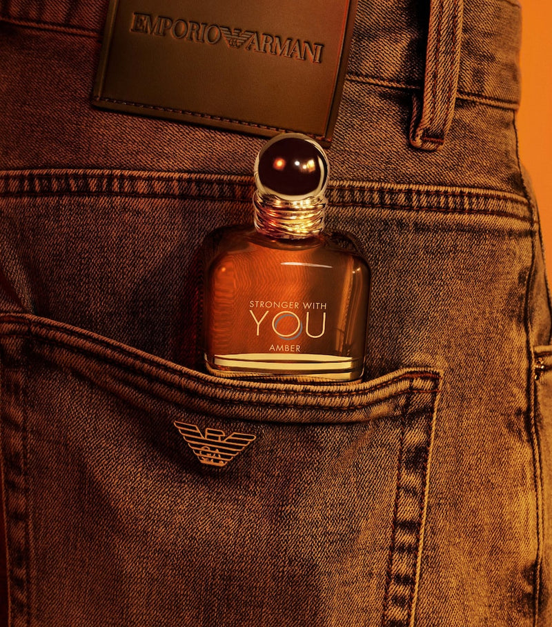 Armani Strong With You Amber eau de parfum 100ml, imported from the UK