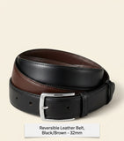 Cartier leather reversible Tank de Cartier belt width 3cm (British brand)