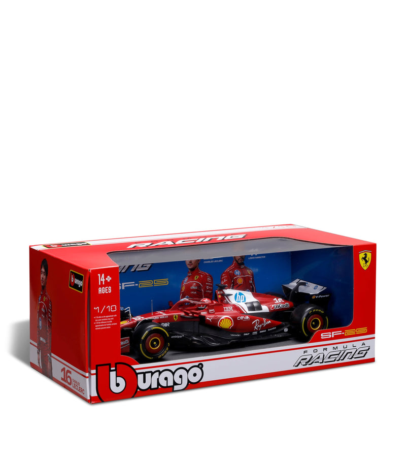 Bburago Ferrari SF-25 1:18 scale model Charles Leclerc (British brand)