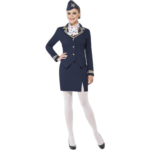 Smiffys airways attendant costume, UK version