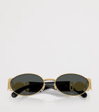 Versace steel oval sunglasses - British product