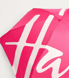 Harrods magenta logo umbrella compact size, UK version