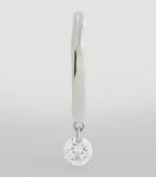 Persée 18k white gold and diamond Danaé single earring, imported from the UK