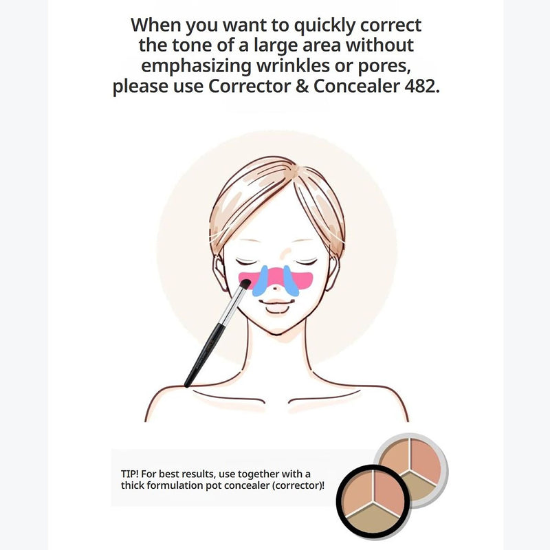 STUDIO17 concealer brush 482 - British product