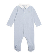 Harrods Patachou Cotton Collar All-In-One Baby Garment (1-24 Months)- Buy online at McGrocer