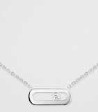 Messika Move Uno white gold diamond necklace, imported from the UK