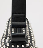 AllSaints lambskin embellished Vega shoulder bag, imported from the UK