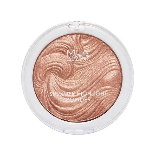 MUA Shimmer Highlight Powder Radiant Cashmere, imported from the UK