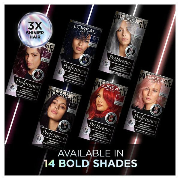 L'Oreal Paris Preference Vivids Hair Dye Cherry Red, UK version