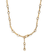 Harrods Azlee Yellow Gold Large Motif Chain Necklace- Buy online at McGrocer