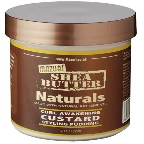 Mazuri Curl Shea Butter Hair Custard, imported from the UK