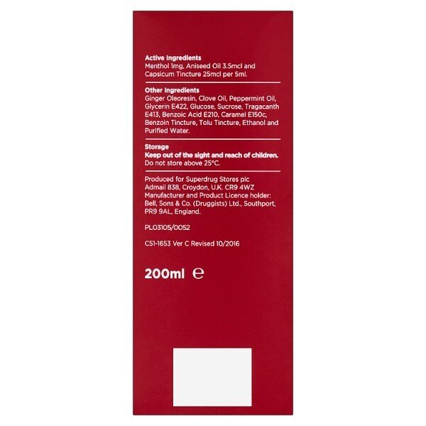 Superdrug Bronchial Balsam Cough Syrup 200ml GOODS Superdrug