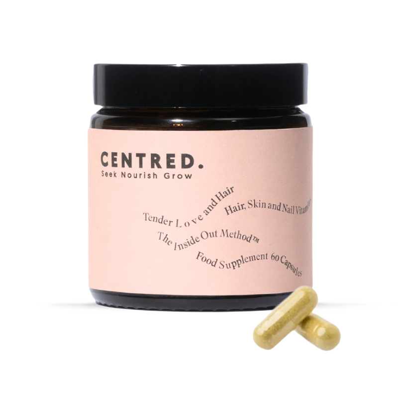 Centred Tender Love And Hair supplement 60 capsules - British product