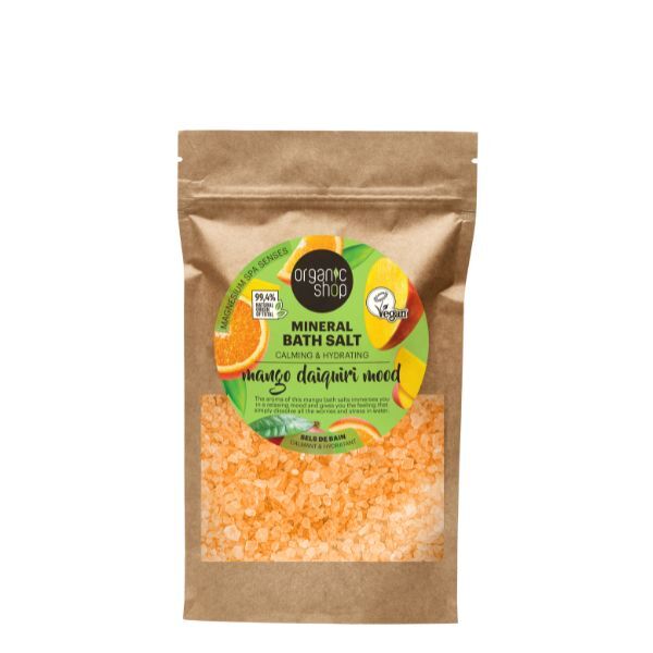 Organic Shop bath salt Mango Daiquiri 500g, imported from the UK