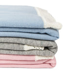 Trotters cashmere blanket with frills, UK version