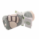 Superdrug Ziggle Baby Blanket Sage Green Bumble Bee 100cm x 75cm Cot Blanket- Buy online at McGrocer