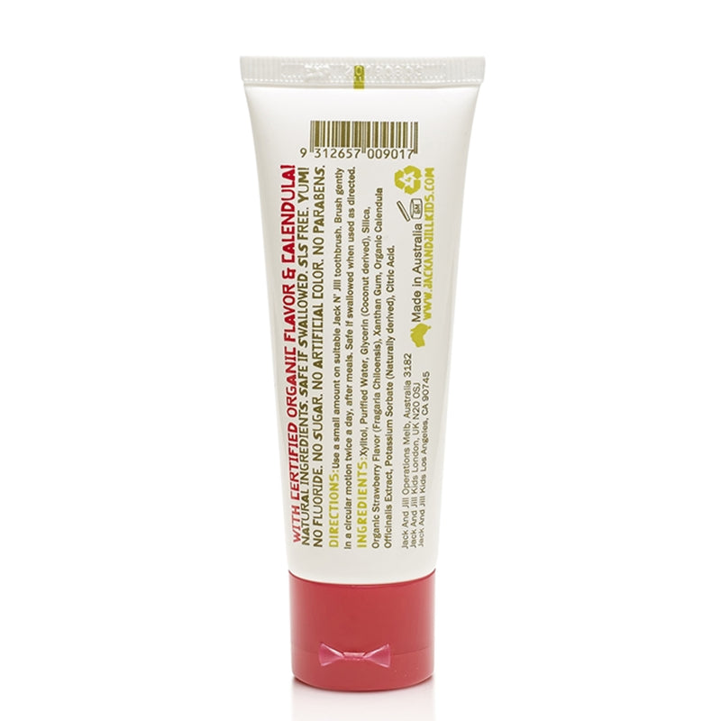 Jack N' Jill baby toothpaste strawberry 50g, UK version