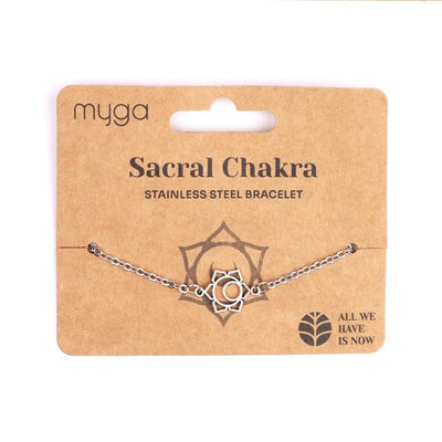 Superdrug Myga Sacral Chakra Bracelet with Pendant Charm - 16cm- Buy online at McGrocer