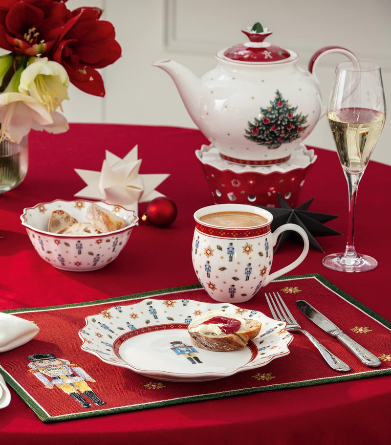 Villeroy & Boch Toy's Delight Anniversary porcelain mugs set of 4 (British brand)