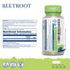Solaray beetroot vegan capsules 100 capsules (British brand)