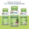 Solaray beetroot vegan capsules 100 capsules (British brand)