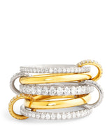 Harrods Spinelli Kilcollin Yellow Gold, White Gold and Diamond Alia Ring- Buy online at McGrocer
