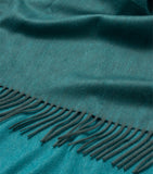 Begg x Co cashmere reversible Arran throw blanket 147cm x 183cm - British product