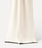Brunello Cucinelli cashmere ribbed scarf 235cm, UK version
