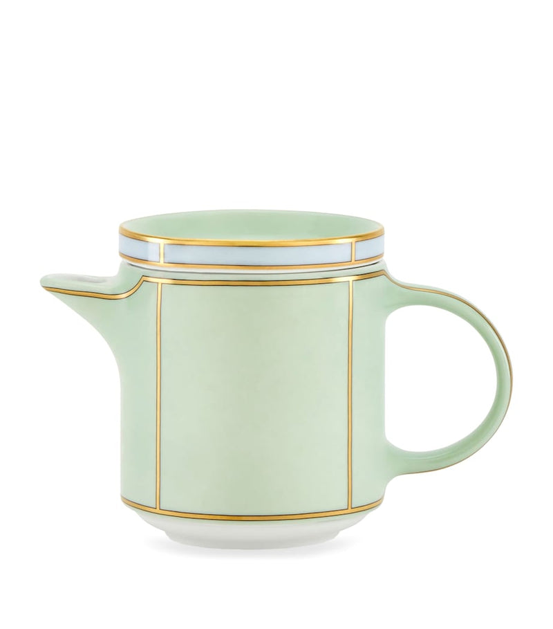 GINORI 1735 porcelain Colonna Diva Verde coffee pot 500ml, UK version