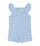 Chloé Kids cotton knitted logo playsuit 6-36 months - British product