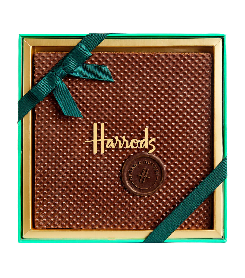 Harrods Milk Chocolate Bread and Butter slab 260g, UK version