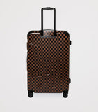 Sprayground cabin suitcase embossed check 75cm, imported from the UK