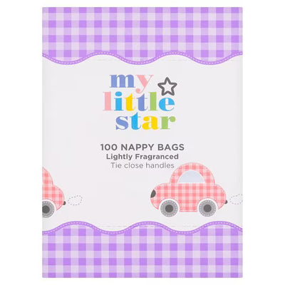 Superdrug Superdrug My Little Star Nappy Bags 100 Pack Fragranced Disposal- Buy online at McGrocer