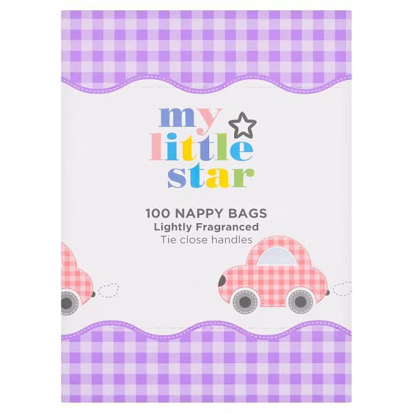 Superdrug My Little Star Nappy Bags 100pack (British brand)