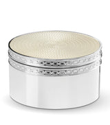 Harrods Silver-Plated Pearl Covered Decorative Gift Box- Buy online at McGrocer