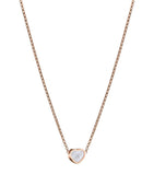 Chopard Happy Hearts pendant necklace 18kt rose gold mother-of-pearl, imported from the UK