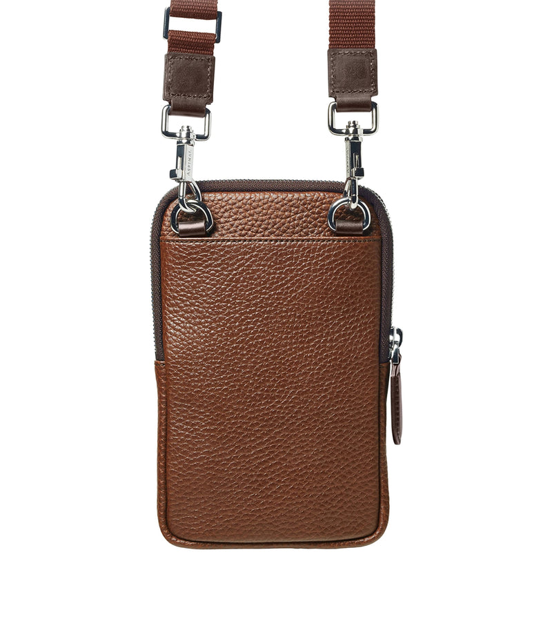 Aspinal of London leather cross-body phone pouch (British brand)