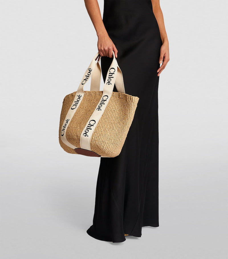 Chloé Large Woody basket bag, imported from the UK