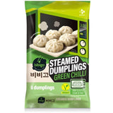 bibigo Korean Spicy Green Chili Steamed Dumpling 168g - McGrocer