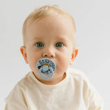 Bibs x Liberty Dusty Blue Mix pacifier 2 pack, imported from the UK