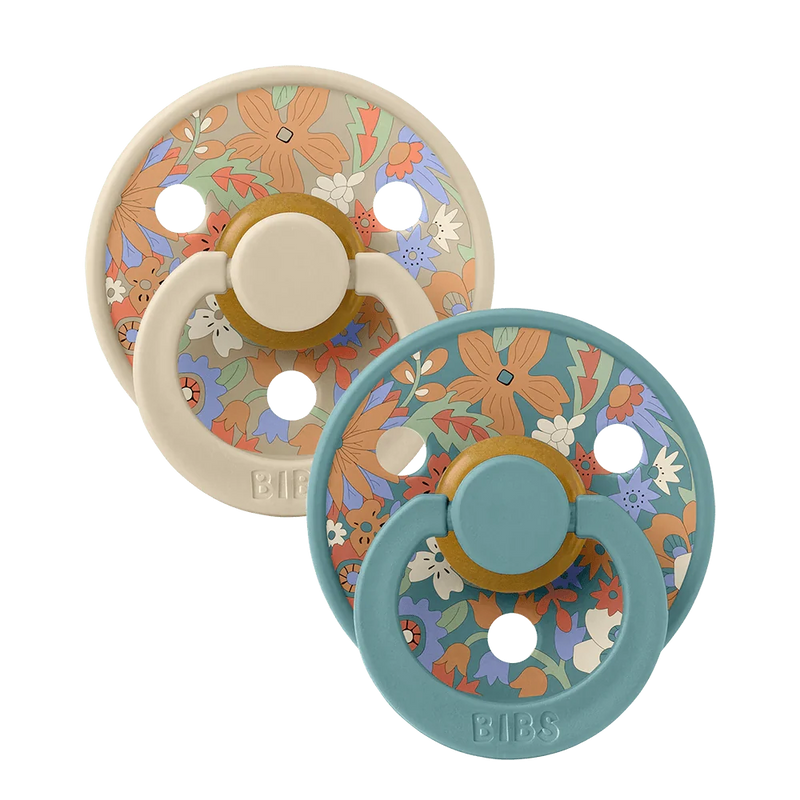 Bibs Liberty pacifier June Blossom size 2 2-pack (British brand)
