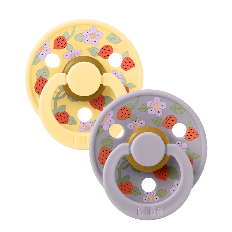 Bibs x Liberty Strawberries & Cream latex pacifier size 2 (British brand)
