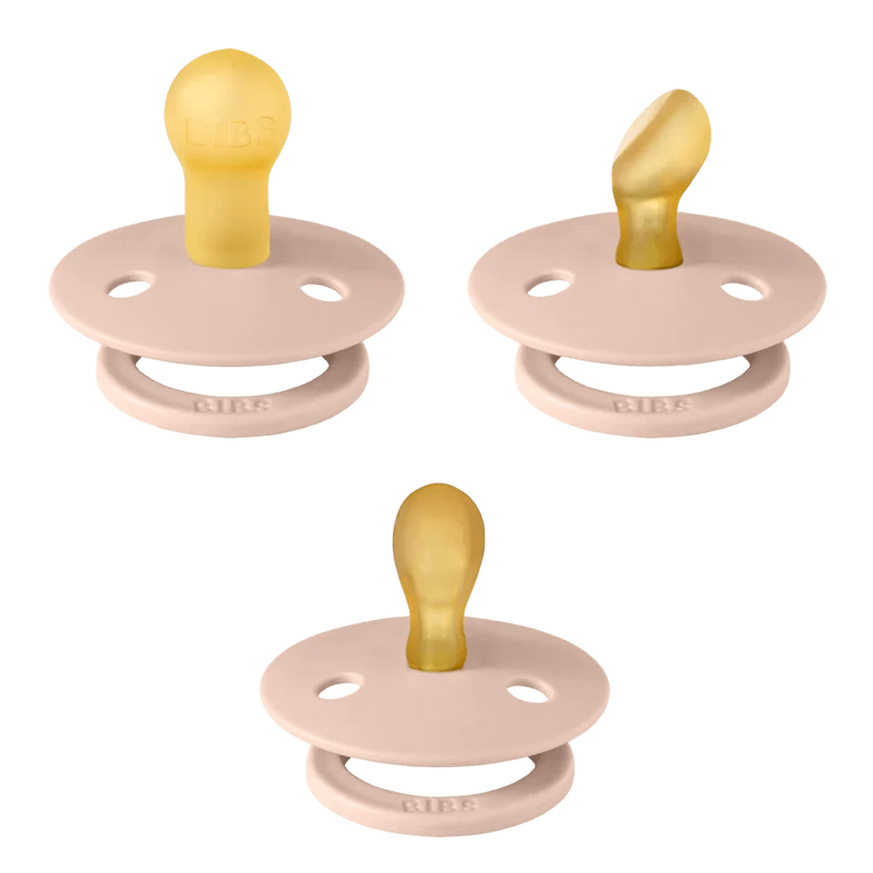 BIBS Try-It Collection pacifiers size 1 blush 3 pack, UK version