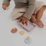 BIBS pacifier box Sage storage and steriliser (British brand)